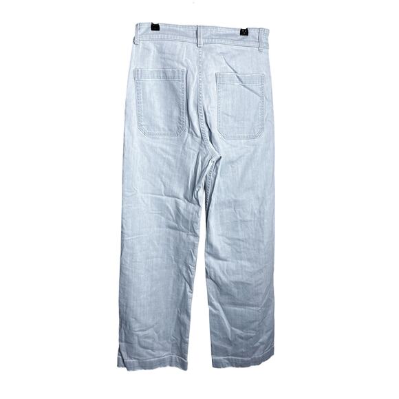 ASKK NY Sailor Pants Light Wash Wide Leg Jeans In Bleachout Blue - Picture 11 of 12